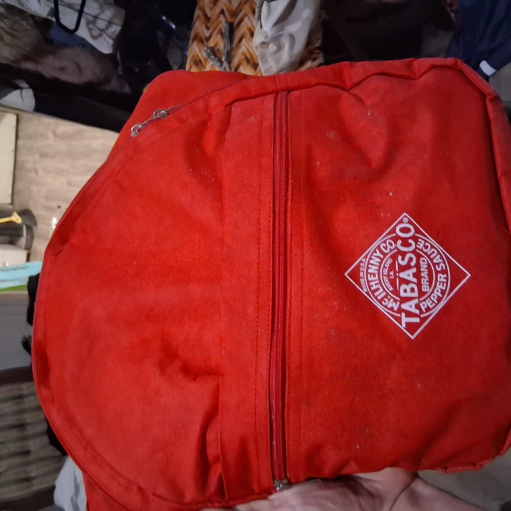 Tabasco Red Backpack Vibrant Eye-Catching Design